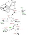 872090E080 - HVAC: HVAC Heater Hose for Toyota: Highlander Image