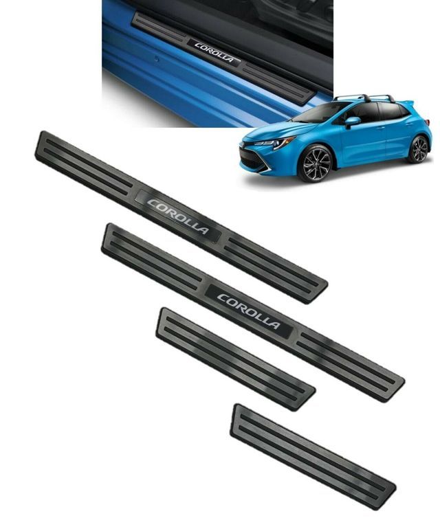 PT41312193 - : Door Sill Protectors, Corolla Hatchback (Genuine Toyota Accessory -OEM / New) for Toyota: Corolla Image