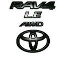 PT9484219502 - : Exterior Emblem Blackout Overlays, LE AWD Model (Toyota Rav4) Toyota Genuine Accessory - New - for Toyota: RAV4, RAV4 Prime Image