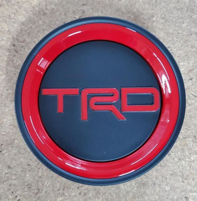 2022-2023 Toyota 4Runner Red / Black TRD Alloy Wheel Center