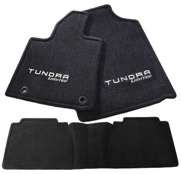 PT2063414220 - Interior: Tundra Seccab Limited Black Floor Mats for Toyota: Tundra Image