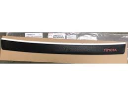 PT9290318123 - Exterior: Rear Bumper Applique, Rear, Red Logo Toyota Camry 2018-2024 Genuine Accessory New for Toyota: Camry Image
