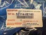 521140E160 - Body: License Bracket for Toyota Image