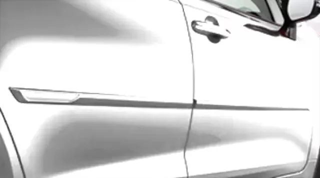 PT29A0220010 - Exterior: Side Body Molding Super White (040)  Complete set for Toyota: Corolla Image