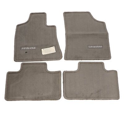 PT2060C05009 - Interior: Floor Mats, Carpet, Sequoia Logo, Set Of Four - Beige/Taupe for Toyota Image