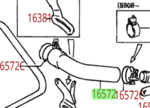 1657338020 - Cooling System: Lower Hose for Toyota: 4Runner, Pickup Image