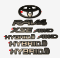 PT9484219B02 - : RAV4 XSE Hybrid Exterior Emblem Blackout Overlays for Toyota: RAV4, RAV4 Prime Image