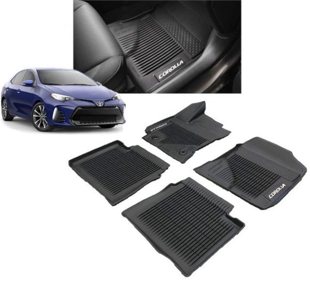 PT9080217002 - Interior: ALL-WEATHER FLOOR MATS-TOYOTA COROLLA, Genuine Toyota Accessory - OEM / New - for Toyota: Corolla Image