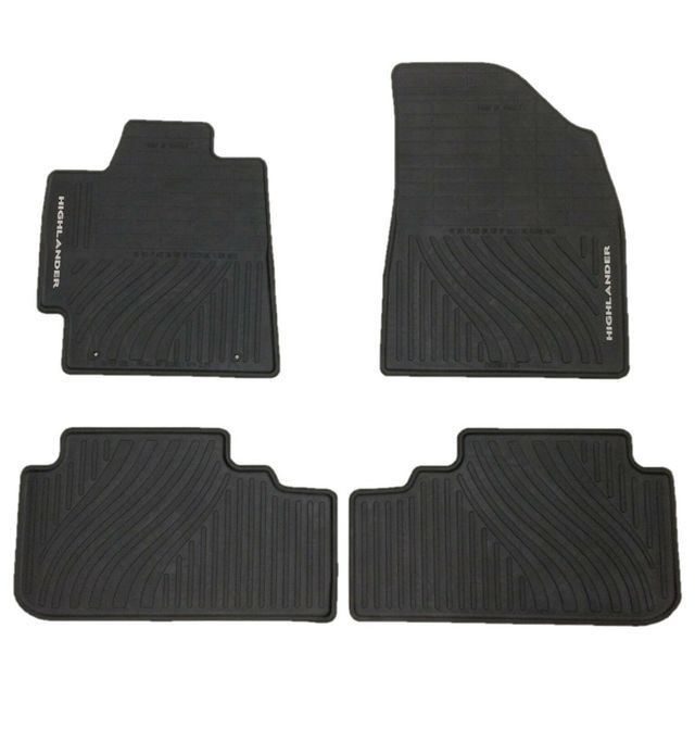 PT90848H0002 - Interior: 4PC All Weather Mats Black Highlander for Toyota: Highlander Image