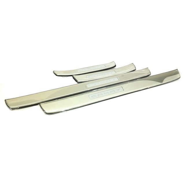 PT92203182 - Exterior: Door Sill Protectors, Brushed Steel for Toyota: Camry Image