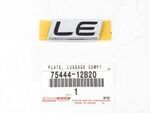 7544412B20 - Accessories: Deck Lid Emblem for Toyota Image