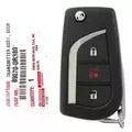 890700R380 - Electrical: Keyless Entry Transmitter for Toyota: RAV4, RAV4 Prime Image