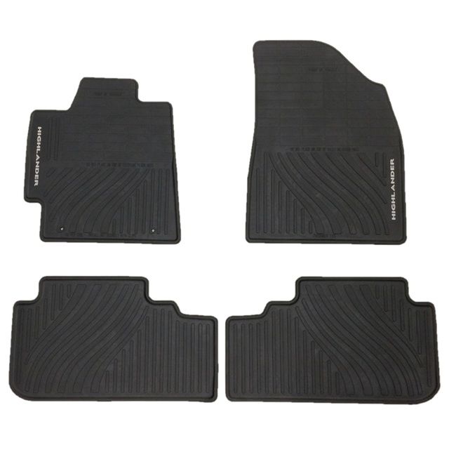 PT90848G0002 - Interior: 4PC All Weather Mats Black Highlander for Toyota: Highlander Image