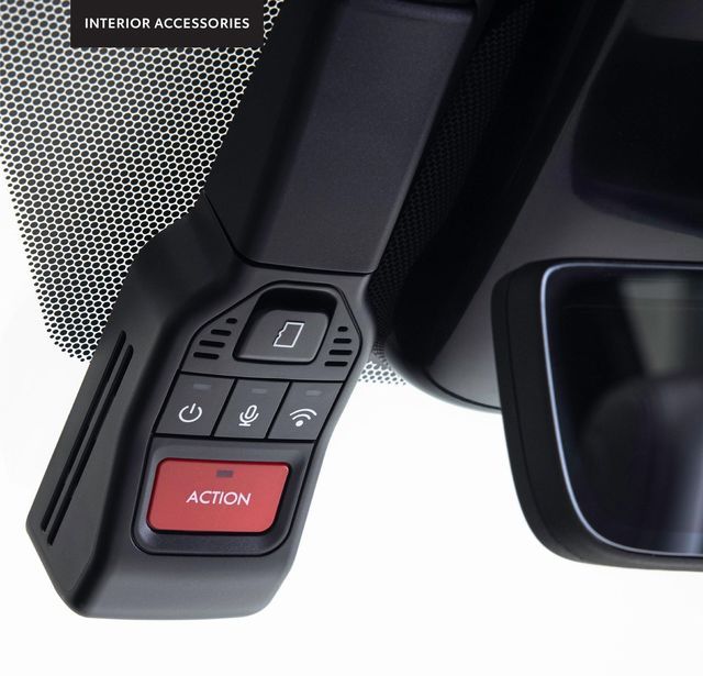 PT94908231 - : Interior, Integrated Dash Camera for Toyota: bZ4X, Camry, Crown, Highlander, Prius, Prius Prime, RAV4, RAV4 Prime, Sienna, Tacoma, Venza Image