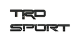 PT4130C18002 - Body: Exterior Emblem Overlay, TRD Sport, Black for Toyota: Sequoia Image