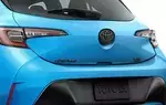 PT9481219002 - : Exterior Emblem Blackout Overlay, Toyota Corolla Hatchback SE Model (Genuine Toyota Accessory -OEM / New) for Toyota: Corolla Image