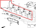 61605R1000 - : Buy Honda Fuel Injector Kit Genuine Honda Fuel System Parts for Honda Image
