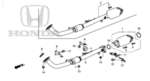 181505A2A50 - Exhaust: Front Pipe for Honda: Accord Image