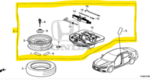 6421TXMA03 - : Temporary Kit (tire sold separately ) for Honda Image