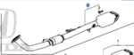 181505A3L51 - Exhaust: Front Pipe for Honda: Accord Image