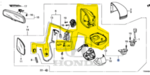 76205TRVA01 - Body: Mirror Housing for Honda: Clarity Image