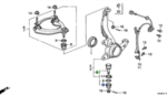 51220S04003 - : Ball Joint for Honda: Civic, Civic del Sol, CR-V Image