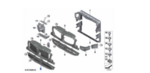 51137497231 - Cooling System: Radiator Shutter Assembly for BMW Image