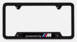 82125A1C497 - Exterior: M Performance License Plate Frame for BMW: 230i, 320i, 328d, 330e, 330i, 330i GT xDrive, 340i, 340i GT xDrive, 430i, 430i Gran Coupe, 440i, 530i, 535i GT, 540i, 550i GT xDrive, 640i, 640i Gran Coupe, 640i xDrive Gran Turismo, 650i, 650i Gran Coupe, 740i, 750i, 840i, 840i Gran Coupe, Alpina B6 xDrive Gran Coupe, Alpina B7, M2, M240i, M3, M340i, M4, M440i Gran Coupe, M5, M550i xDrive, M6, M6 Gran Coupe, M760i xDrive, M8, X1, X2, X3, X4, X5, X6, X7, Z4 Image
