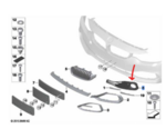 51117309623 - Body: Trim Bezel for BMW Image