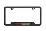 SOA342L126 - Exterior: License Plate Frame - Matte Black - STI Logo for Subaru Image