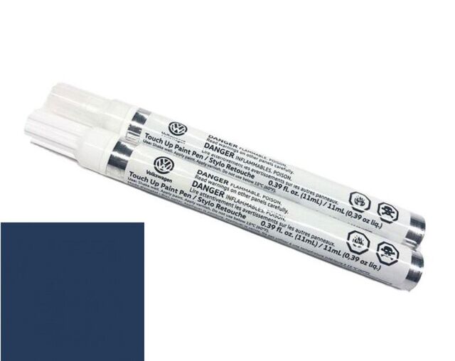 EXDLSTD5G - : VW Dark Iron Blue Metallic Paint Pen for Volkswagen Image