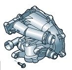 Engine Water Thermostat Housing 1.8L 2.0L Beetle Jetta Passat SportWagen - Volkswagen (06K-121-111-P)