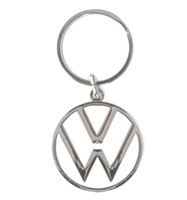 DRG8939 - : Polished Steel Keychain - New Logo for Volkswagen Image