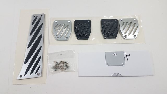 35002213213 - Interior: Aluminum Pedals - Manual Transmission for BMW: 128i, 135i, 135is, 325Ci, 325i, 325xi, 328i, 328i xDrive, 328xi, 330Ci, 330i, 330xi, 335d, 335i, 335i xDrive, 335is, 335xi, 750i, M3, X1, X3, X5, X6, Z4 Image