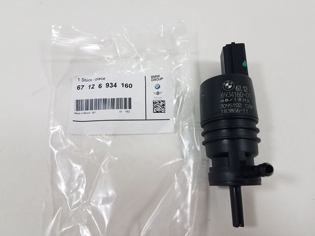 67126934160 - 2007-2019 BMW Windshield Washer Pump (67-12-6