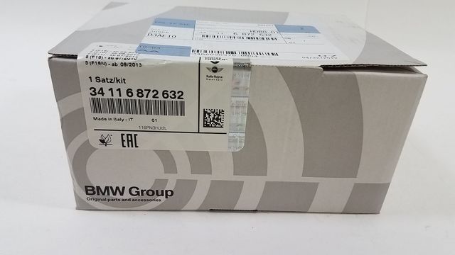 34118847064 - 2011-2016 BMW Brake Pads (34-11-8-847-064