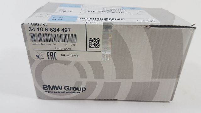 34106884497 - 2018-2021 BMW Front Brake Pad Set (34-10-6-884