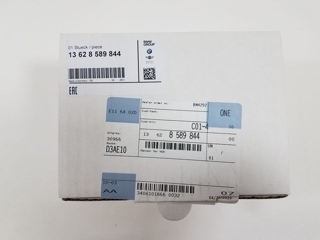 13628589844 - 2009-2018 BMW Lower Nox Sensor (13-62-8-589