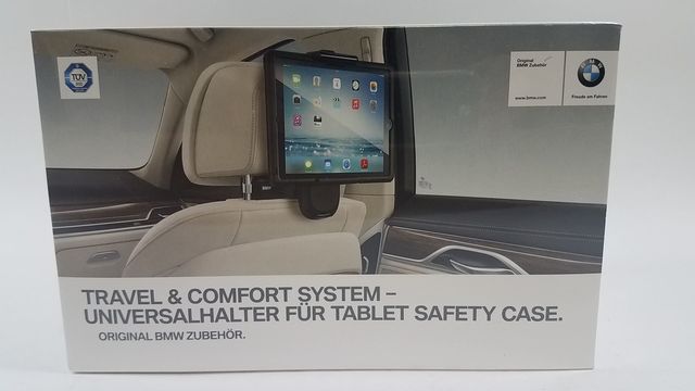 51952408224 - Interior: Universal Holder For Tablets for BMW: 230i, 330e, 330i, 430i, 430i Gran Coupe, 530i, 540i, 740i, 840i, 840i Gran Coupe, M2, M240i, M3, M340i, M4, M440i Gran Coupe, M5, M550i xDrive, M760i xDrive, M8, X1, X2, X3, X4, X5, X6, X7, Z4 Image