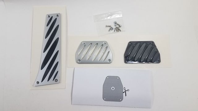 35002213212 - Interior: Aluminum Pedals - Automatic Transmission for BMW: 128i, 135i, 135is, 325Ci, 325i, 325xi, 328i, 328i xDrive, 328xi, 330Ci, 330i, 330xi, 335d, 335i, 335i xDrive, 335is, 335xi, 750i, M3, X1, X3, X5, X6, Z4 Image