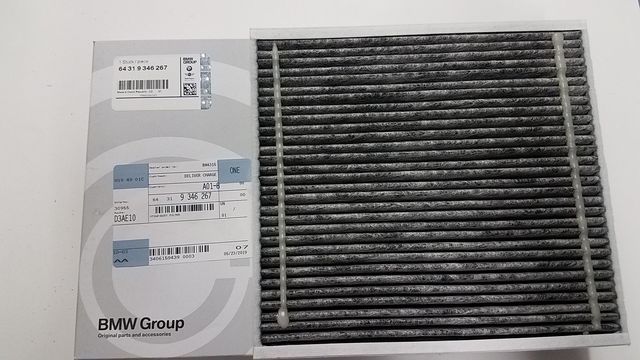64319346267 - 2014-2020 BMW i8 Cabin Filter (64-31-9-346-267