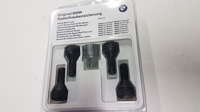 36132453959 - Wheels: Wheel Stud Locks-Security Version W/ Many Key for BMW: 128i, 135i, 135is, 328i, 335d, 335i, 335is, 335xi, 650i, M3, M6, X1, Z4 Image
