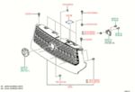 531010C031A0 - : Grille Assembly for Toyota Image