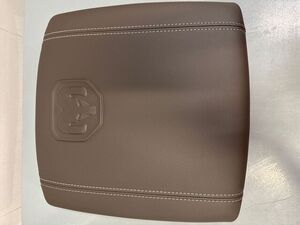 Genuine OEM Mopar Front Center Armrest Pad Bison Brown/Sea Salt with Wireless Charging 2025&ndash;2026 Ram Laramie
