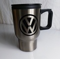 VWMUGGM - : Volkswagen VW Logo 15 oz Travel Coffee Mug with Handle for Volkswagen Image
