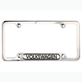 5C0071801N - : Volkswagen License Plate Frame for Volkswagen: Arteon, Atlas, Beetle, CC, e-Golf, Eos, Golf, Golf Alltrack, Golf SportWagen, GTI, ID. Buzz, ID.4, Jetta, Passat, Taos, Tiguan, Tiguan Limited, Touareg Image