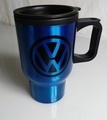 VWMUGBL - : Volkswagen VW Logo Blue 15 oz Travel Coffee Mug with Handle for Volkswagen Image