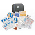 93108L9B9 - Interior: First Aid Kit - Black for Volkswagen: Arteon, Atlas, Beetle, CC, e-Golf, Eos, Golf, Golf Alltrack, Golf SportWagen, GTI, ID. Buzz, ID.4, Jetta, Passat, Routan, Taos, Tiguan, Tiguan Limited, Touareg Image