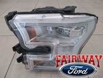FL3Z13008MCP - : 15 thru 17 F-150 OEM Genuine Ford Chrome LED Head Lamp Light - Left Driver for Ford Image