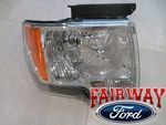 DL3Z13008A - : 2009 thru 2014 F-150 OEM Genuine Ford Parts Halogen Head Lamp Light RH Passenger for Ford: F-150 Image